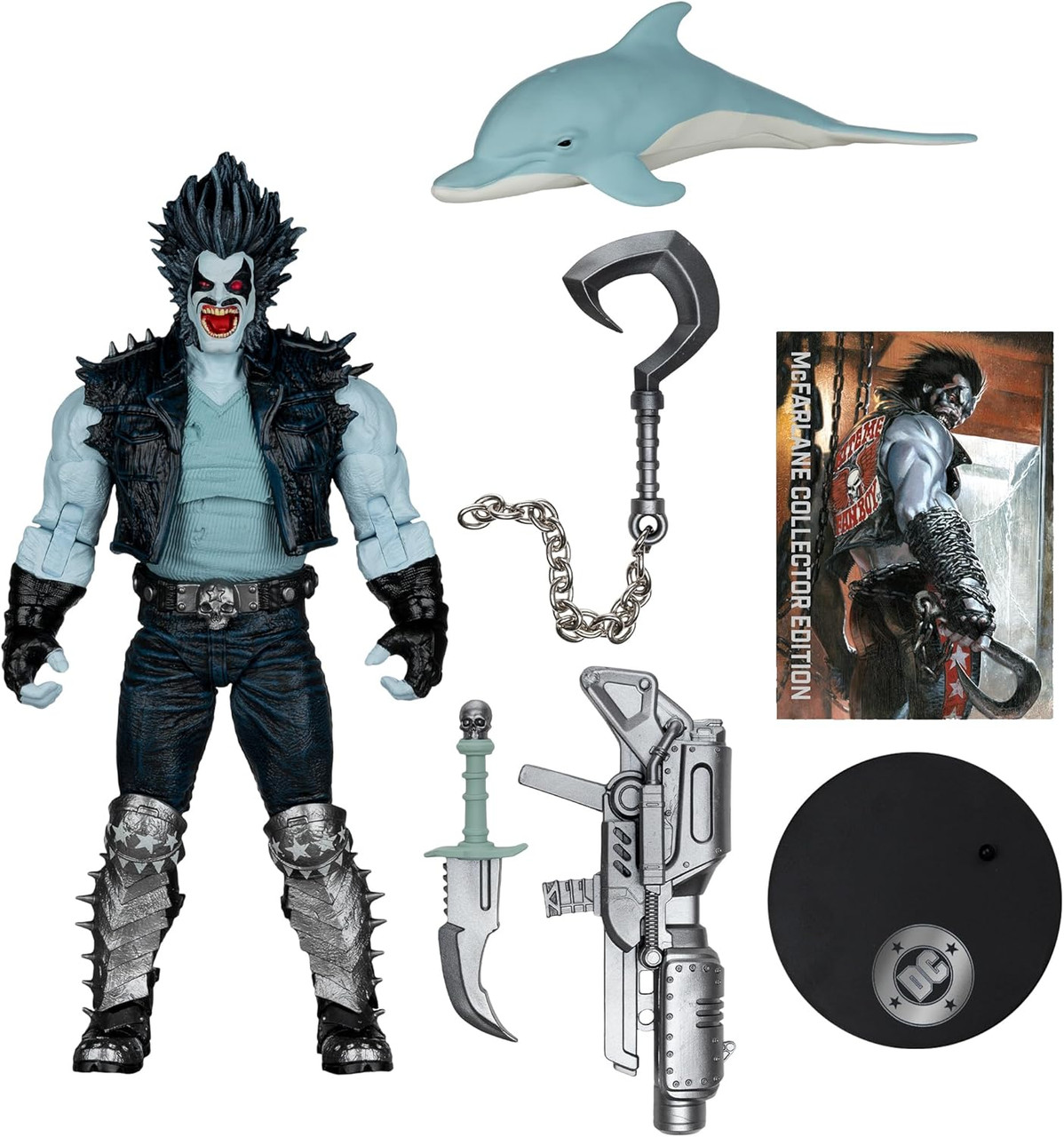 DC Multiverse Lobo McFarlane Collector Edition Figure #587 - We-R-Toys
