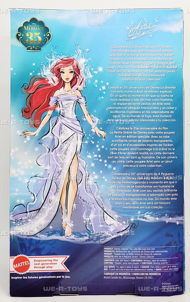 Disney The Little Mermaid Ariel Doll Human Form In Fashion 2023