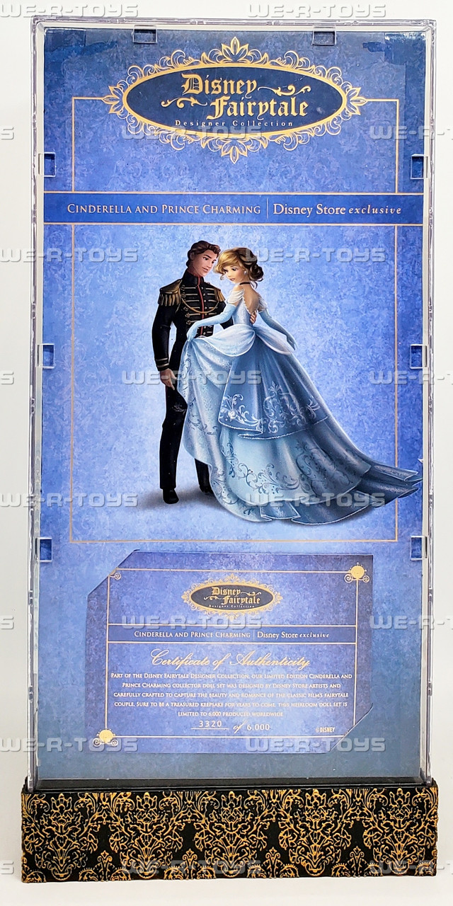 Cinderella and Prince Charming Dolls Disney Fairytale Designer