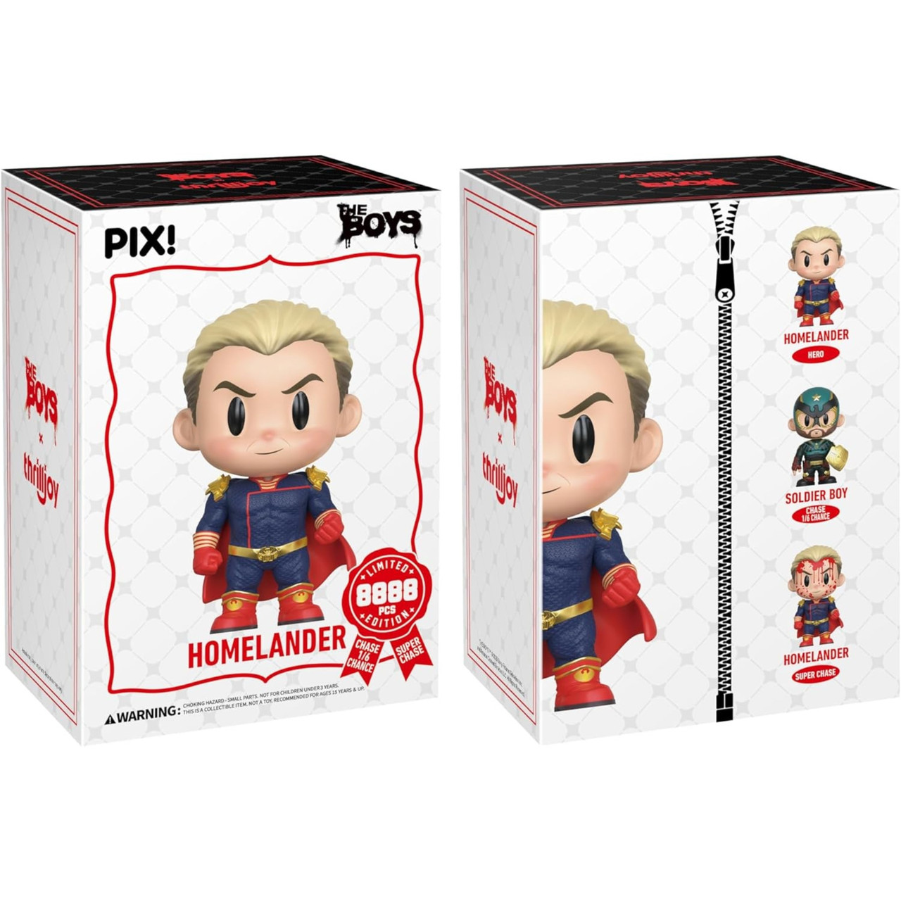 The Boys Homelander Pix! Vinyl Figure Blind Box - We-R-Toys