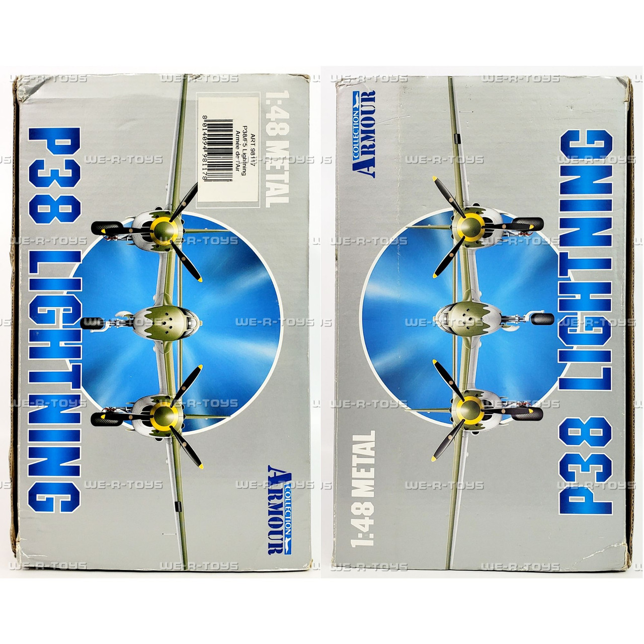 P38/F5 Lightning Armee de l'Air Pudgy V Model Airplane Franklin