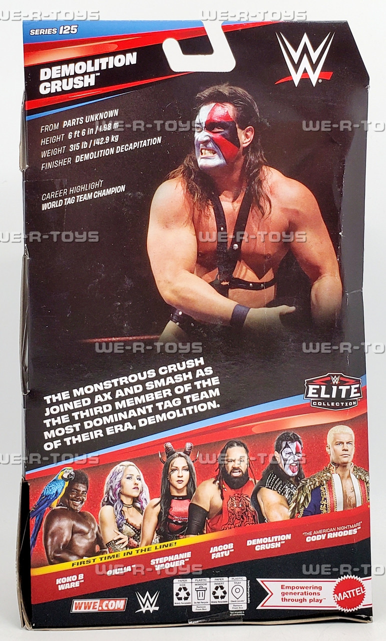 WWE Elite Collection Demolition Crush Series 125 Action Figure