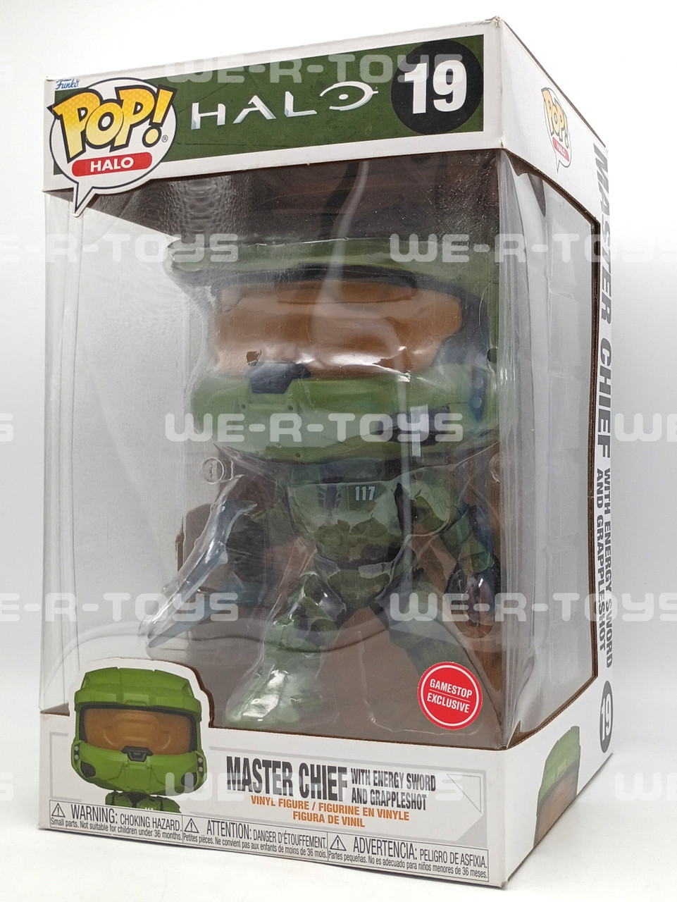 Funko Pop! Halo Master Chief with Energy Sword & Grappleshot Vinyl