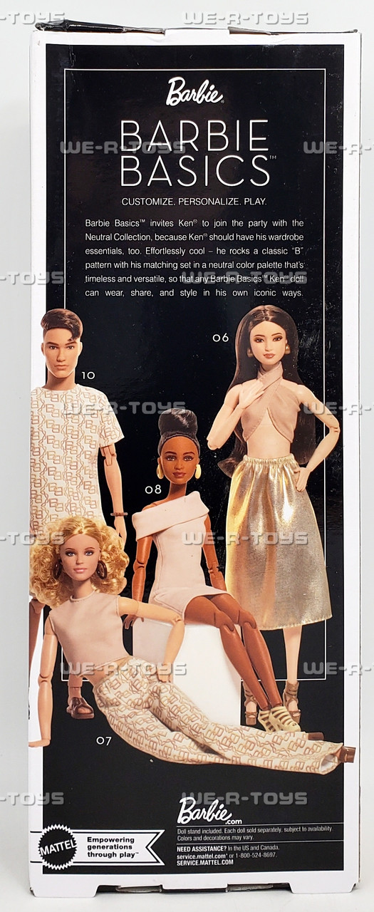 Barbie Basics Model 10 Ken Doll Neutrals Series 2026 Mattel JJX29