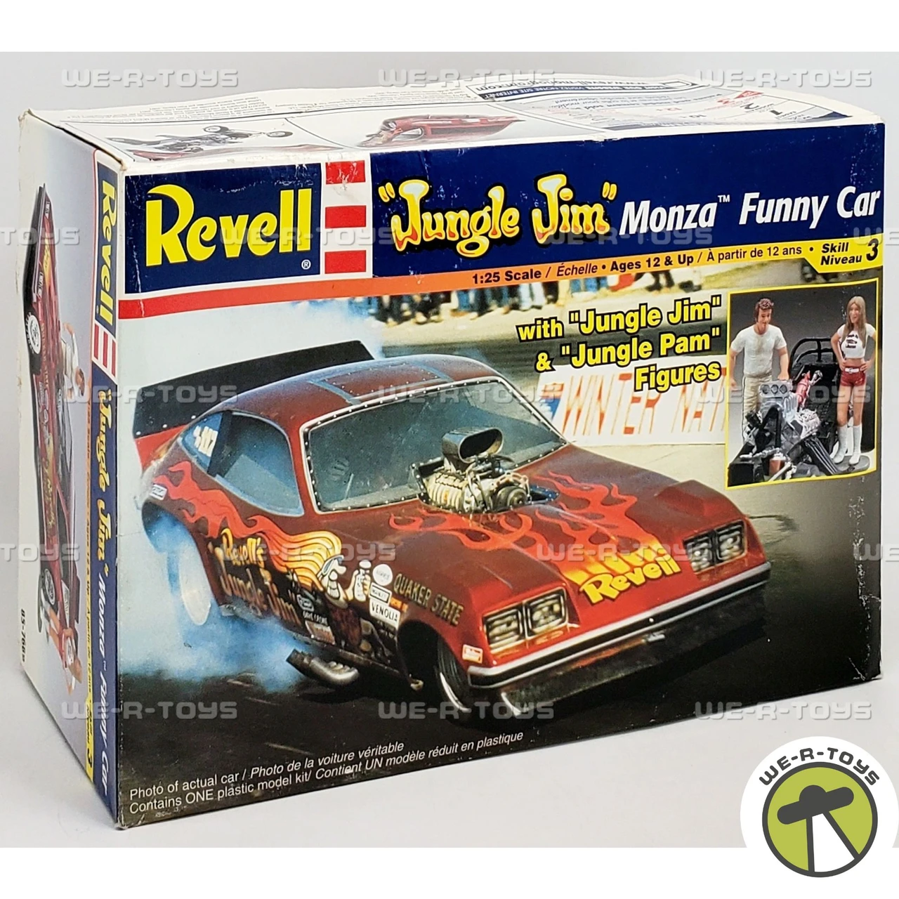 Jungle Jim Monza Funny Car Model Kit with Figures Revell 07689