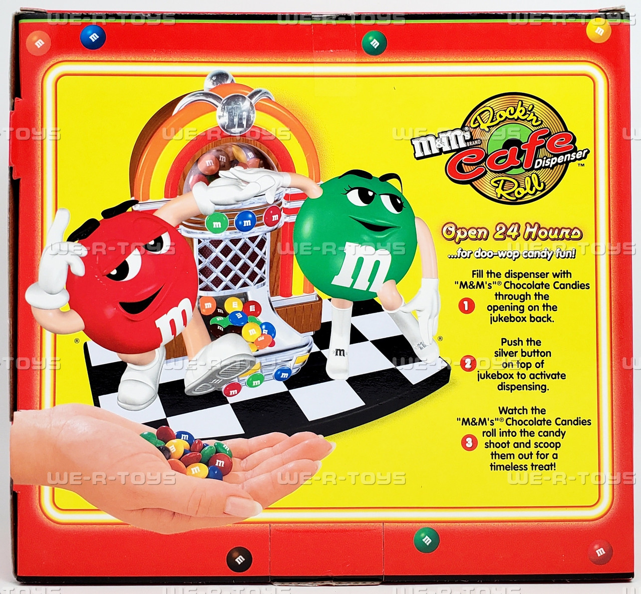 M&M's Rock'n Roll Cafe Dispenser Open 24 Hours For Doo-Wop Candy