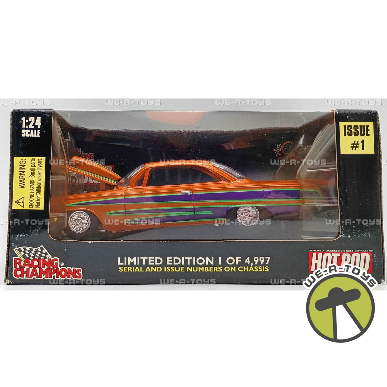 Racing Champions Hot Rod ミニカー Racing Champions Hot Rod Orange Vehicle 1997 Issue#1 Item #07900