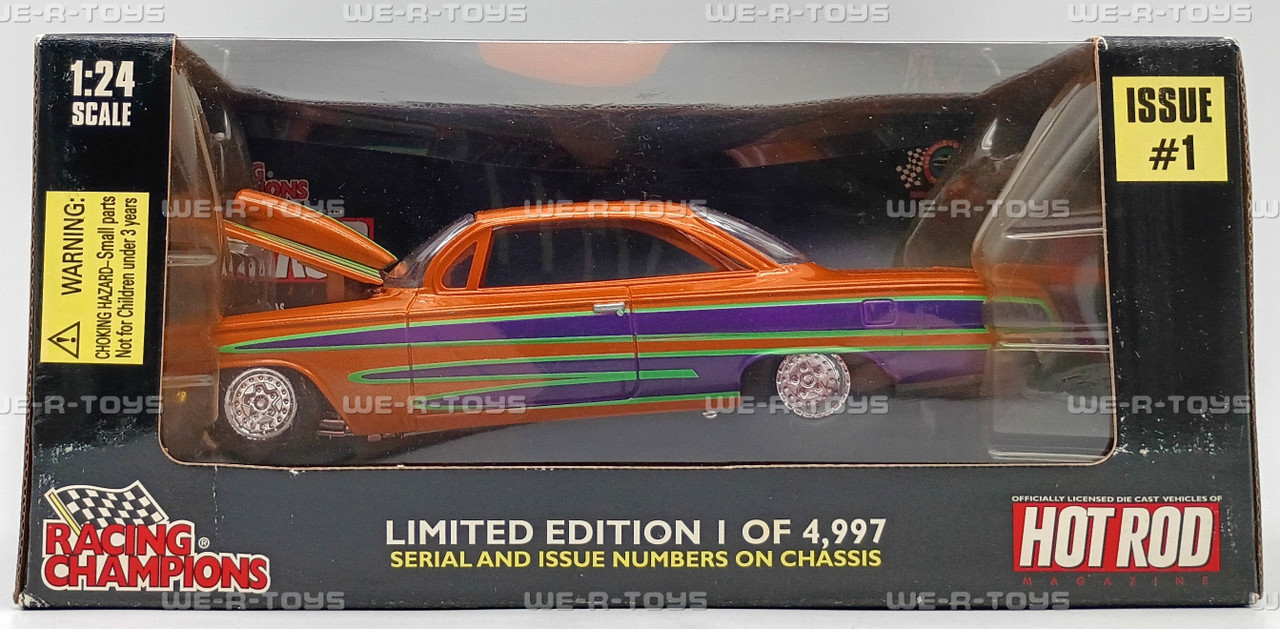 Racing Champions Hot Rod Orange Vehicle 1997 Issue#1 Item #07900