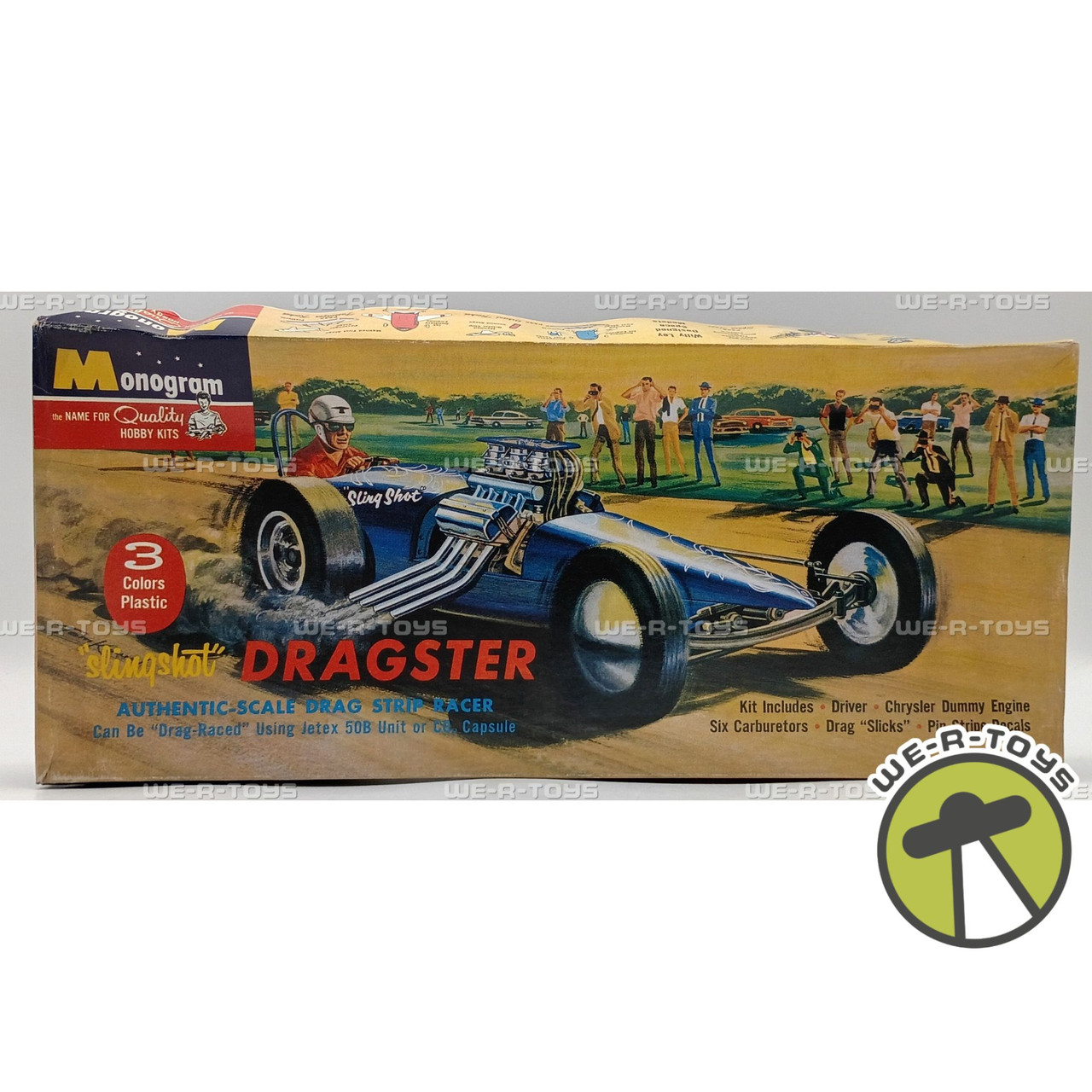 Revell-Monogram Slingshot Dragster Drag Strip Racer Model Kit 1996