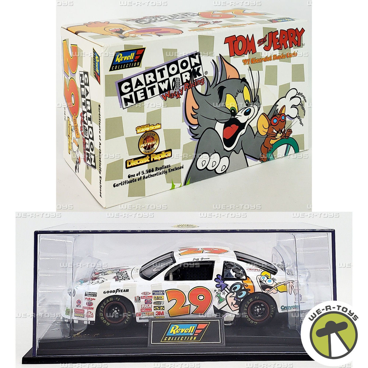 NASCAR Jeff Green 1997 Chevy Monte Carlo 29 Cartoon Network Car