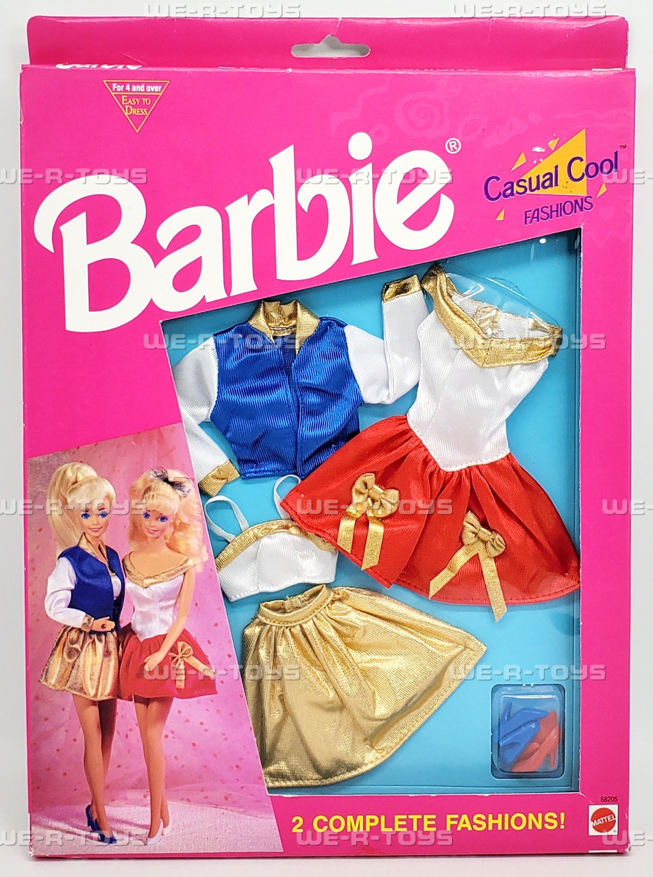 Barbie Casual Cool Fashions Eay to Dress 1993 Mattel 68205 - We-R-Toys