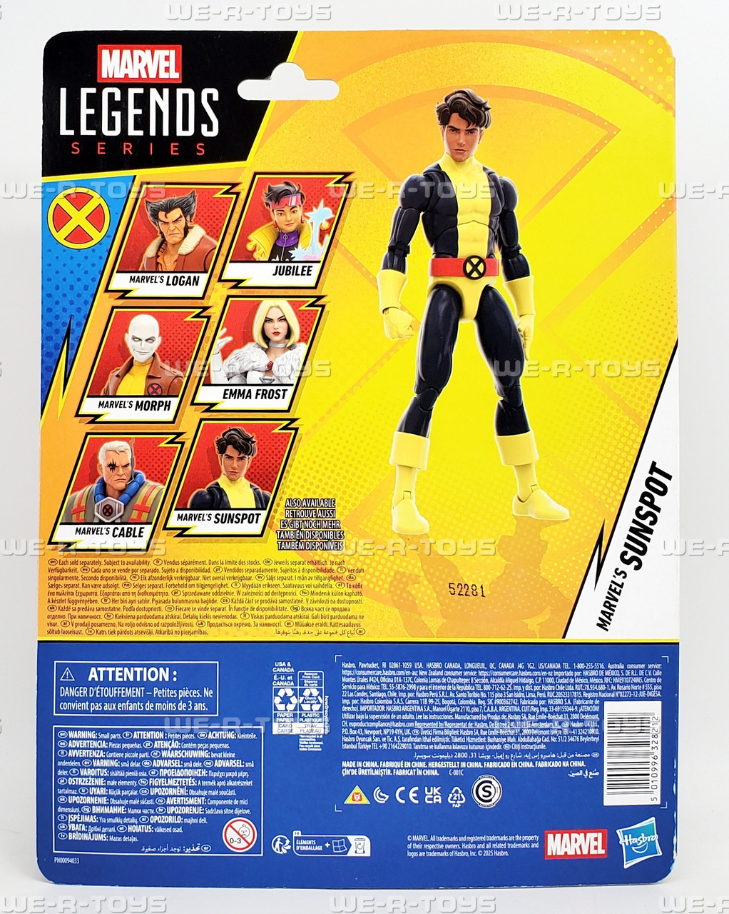 Marvel Legends Series X-Men '97 Marvel's Sunspot Action Figure