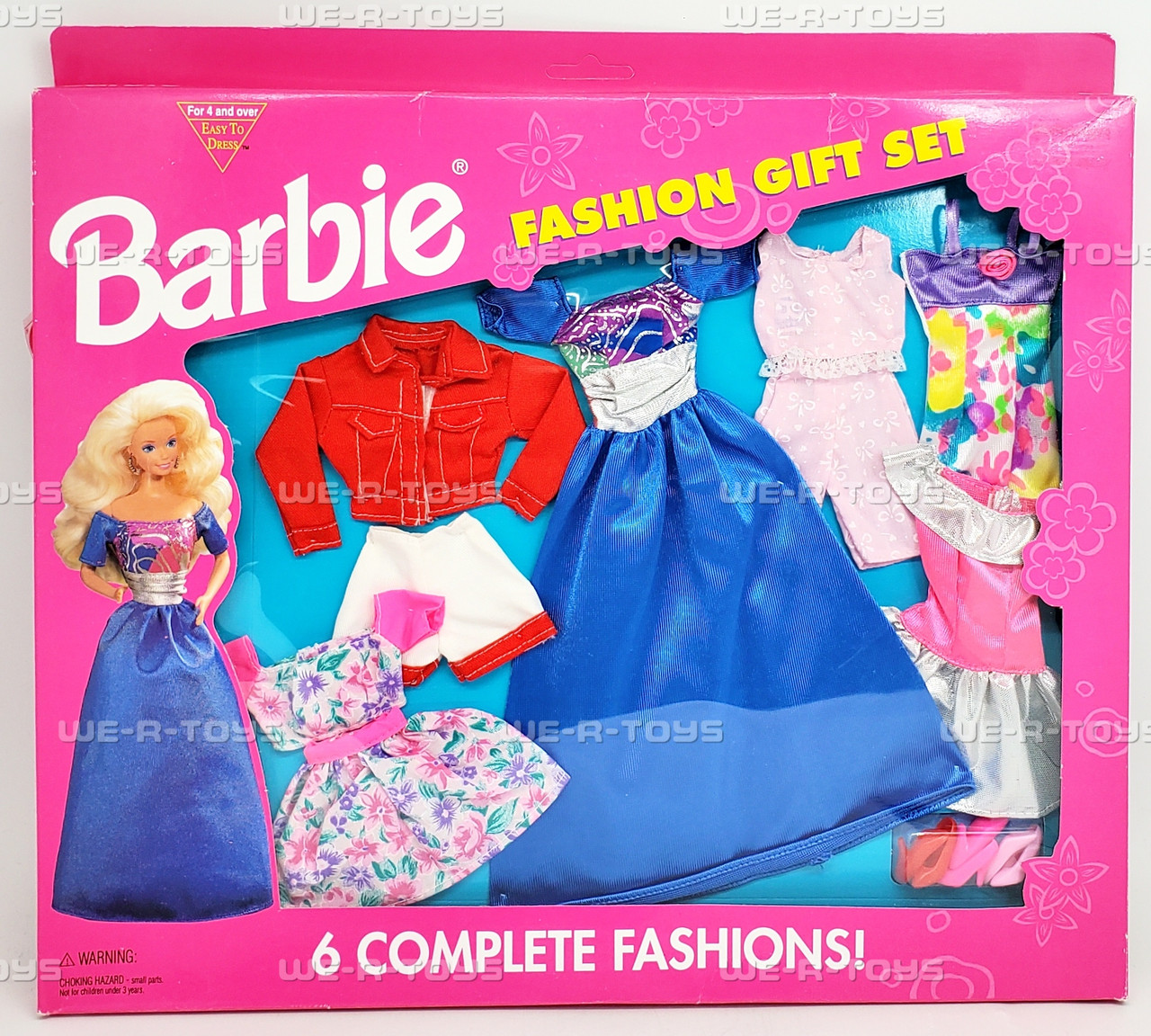 Barbie 6 Fashion Gift Set Easy to Dress 1995 Mattel 68073 - We-R-Toys