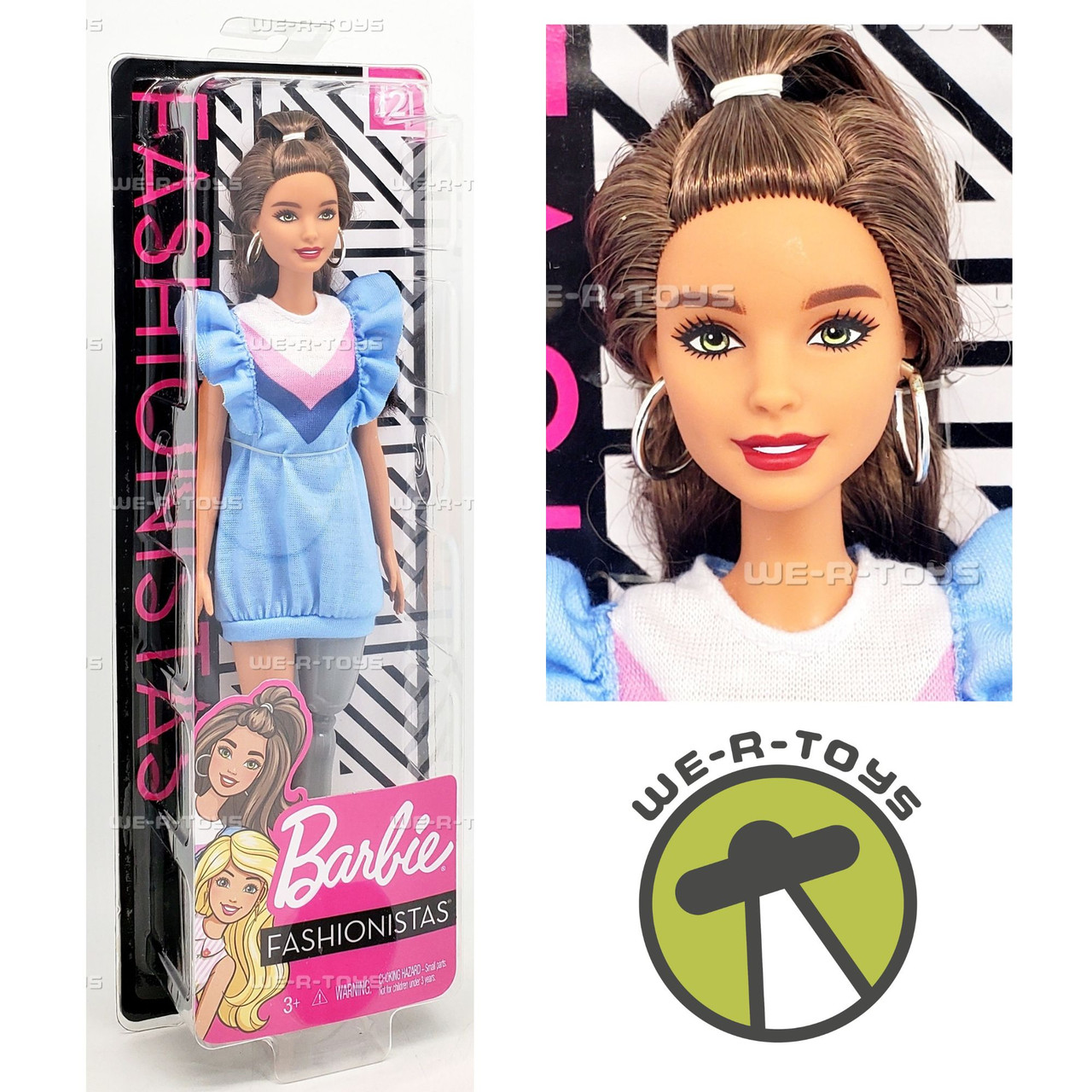 Barbie Fashionistas Doll # 121 with Prosthetic Leg 2018 Mattel