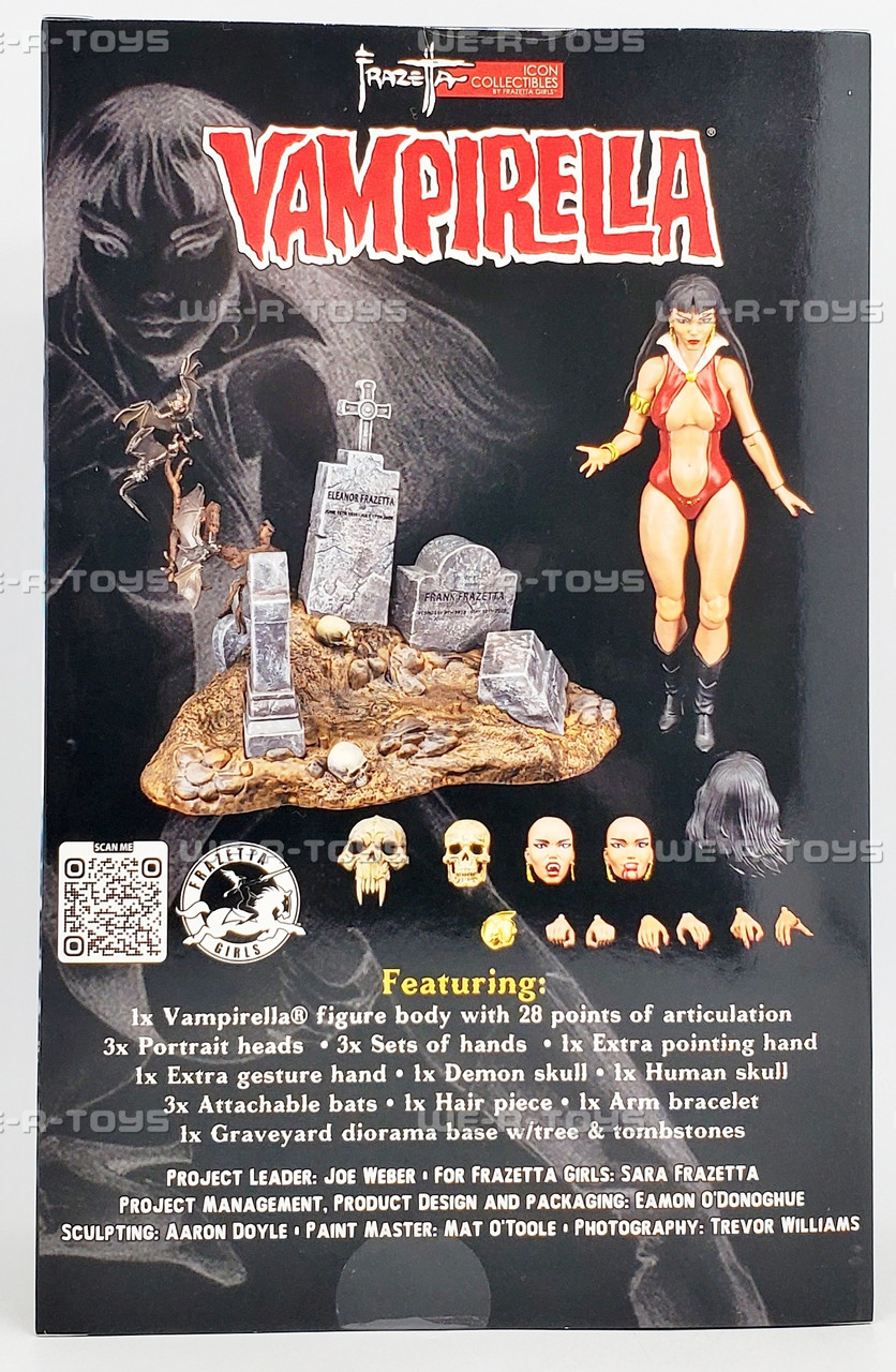 Vampirella 1:12 Scale Action Figure 2025 Frazetta Girls 56886 - We