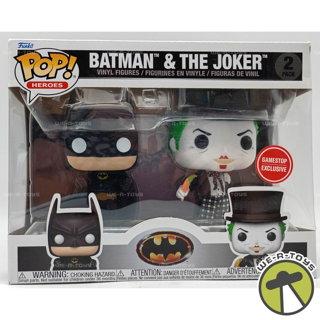 Funko POP! Heroes DC Batman & The Joker Vinyl Figure Set #59447