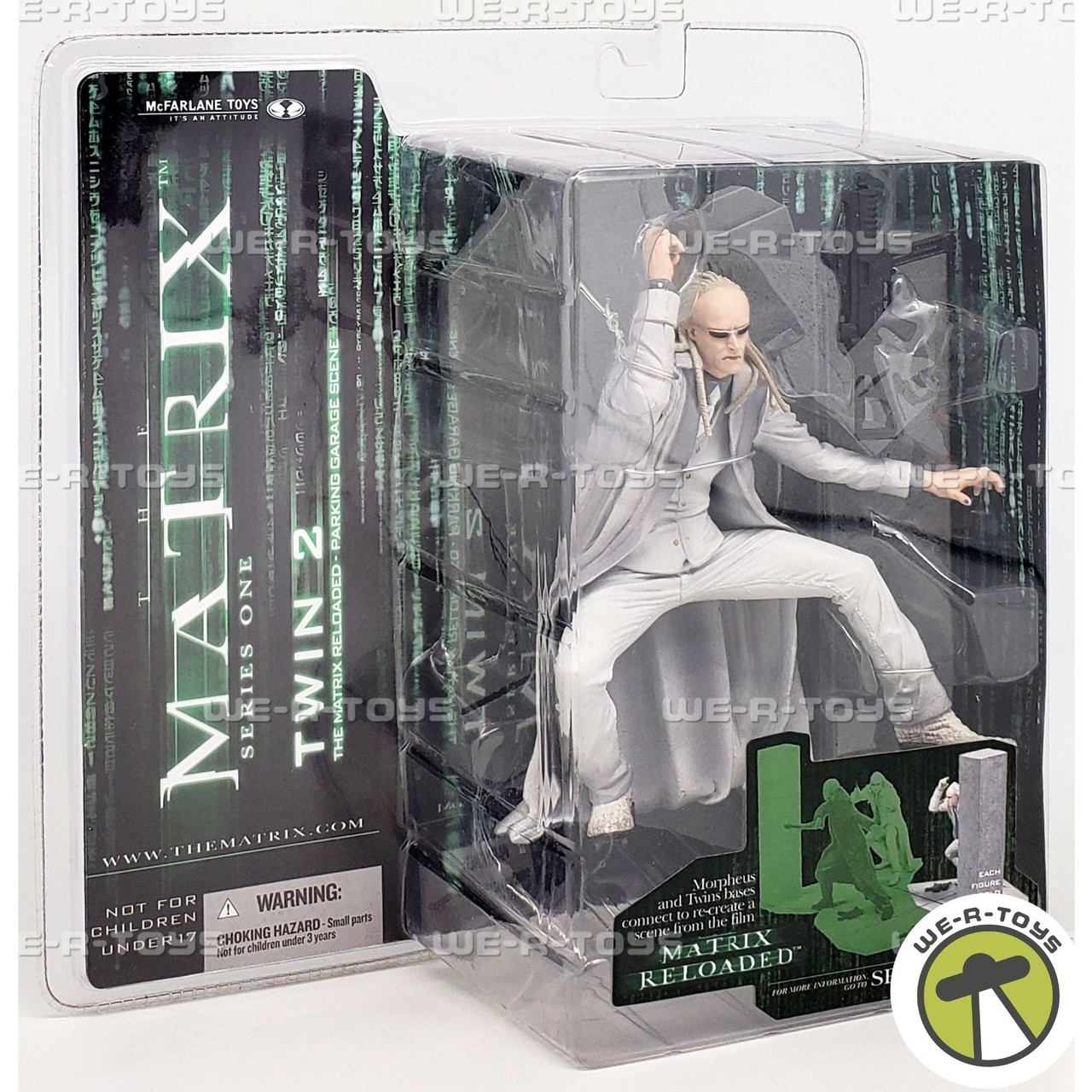 McFarlane Toys社 映画マトリックス のアクションフィギュア2体 Amazon.com: Mcfarlane the Matrix Series 1 Twin 2 by Movie Figures