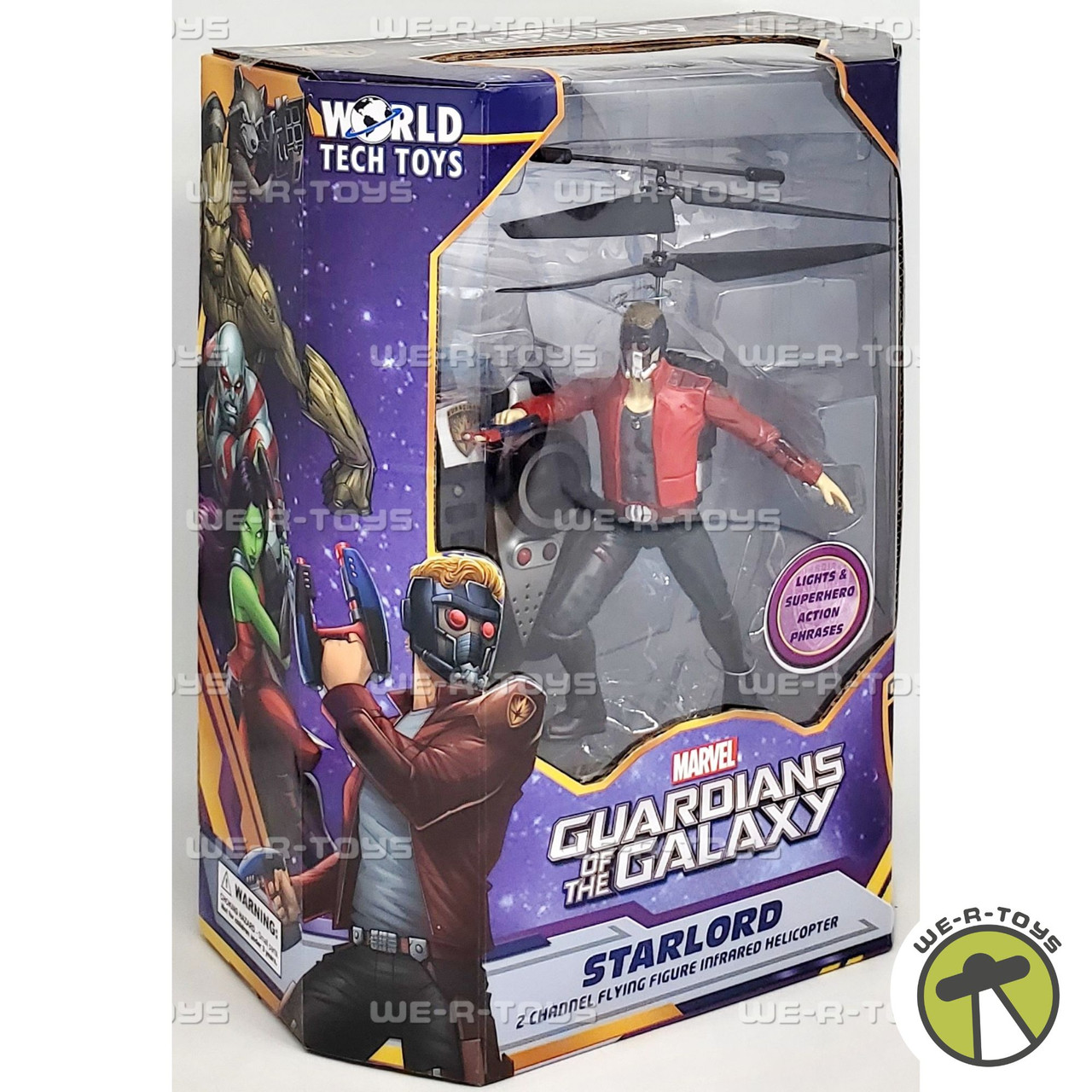 Marvel Guardians of the Galaxy Starlord 2 Channel Flying Figure