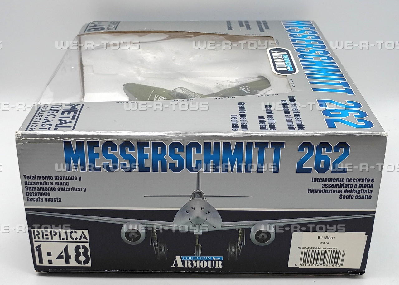 Franklin Mint Collection Armour Messerschmitt 262 1:48 Metal