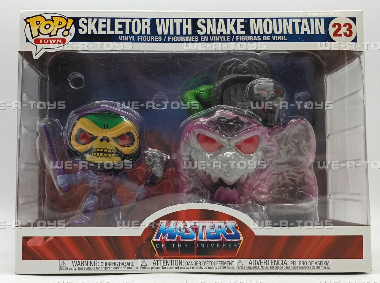Funko POP Town Masters of the Universe Skeletor & Snake Mountain