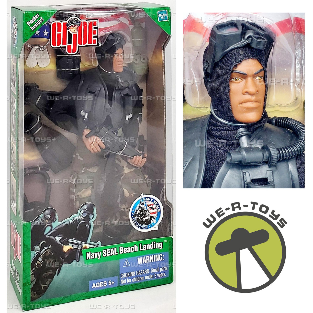 G.I. Joe Navy SEAL Beach Landing Action Figure 2003 Hasbro 81935