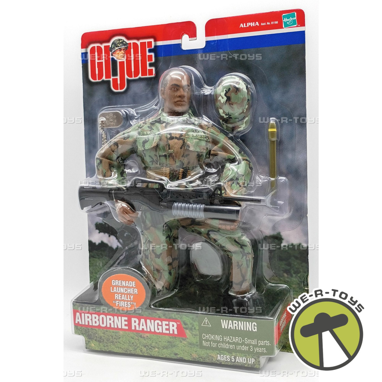 G.I. Joe Airborne Ranger U.S. Army Soldier Action Figure 2000