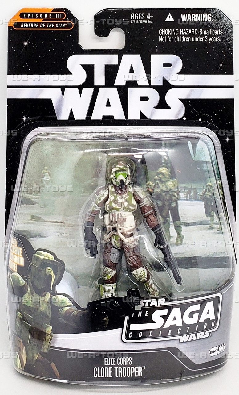 Star Wars The Saga Collection Elite Corps Clone Trooper Action