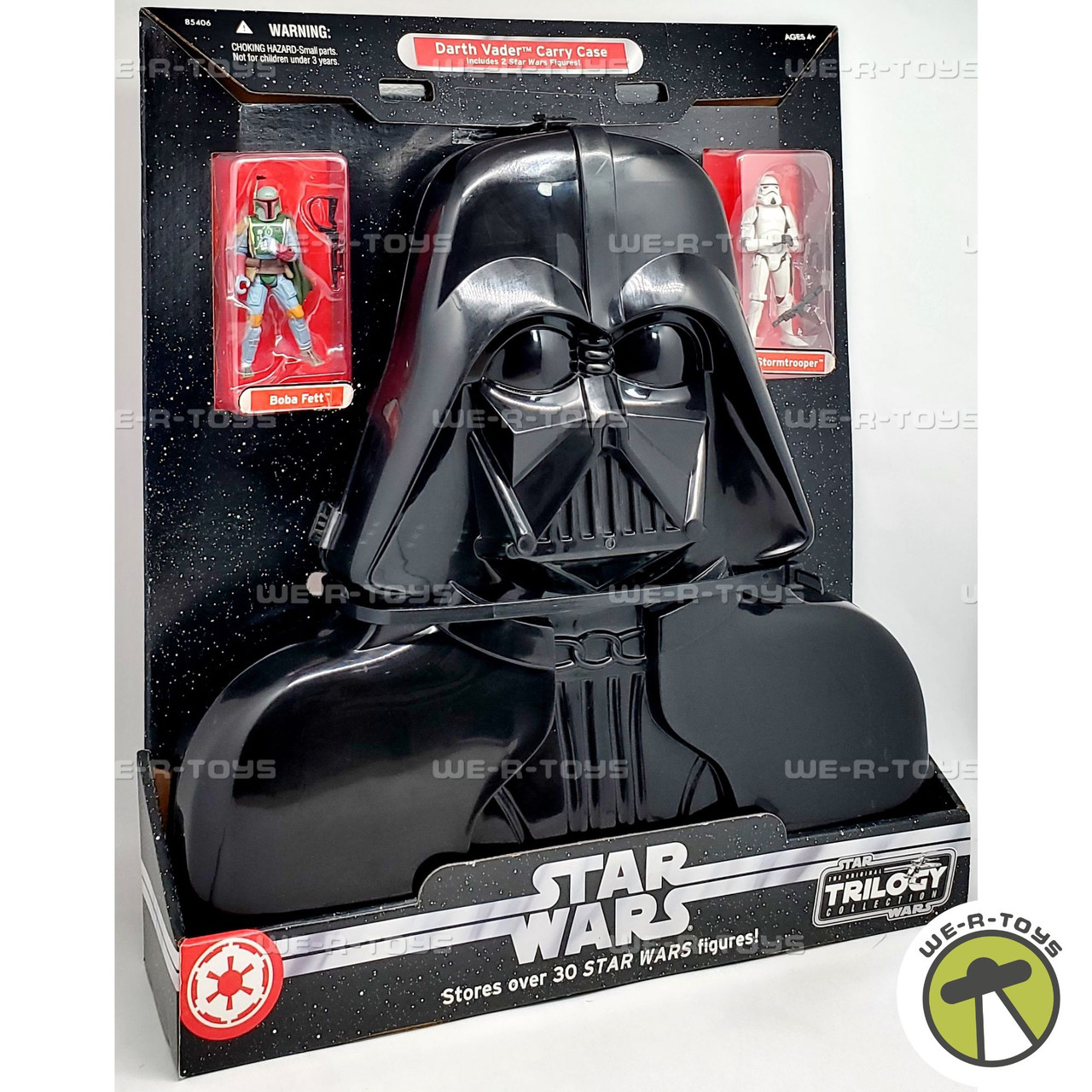 Star Wars Darth Vader Carry Case w/ Boba Fett & Stormtrooper 2004