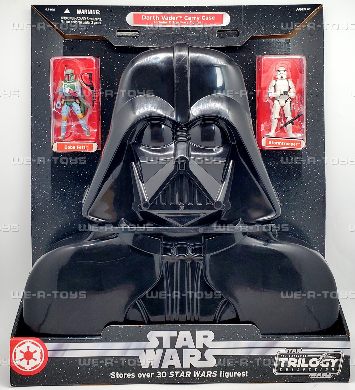 Star Wars Darth Vader Carry Case w/ Boba Fett & Stormtrooper 2004