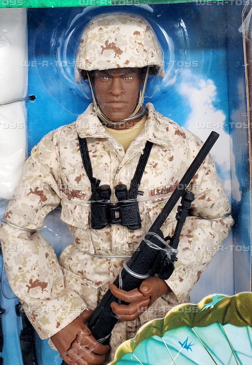 G.I. Joe Marine Paratrooper African American Action Figure 55489
