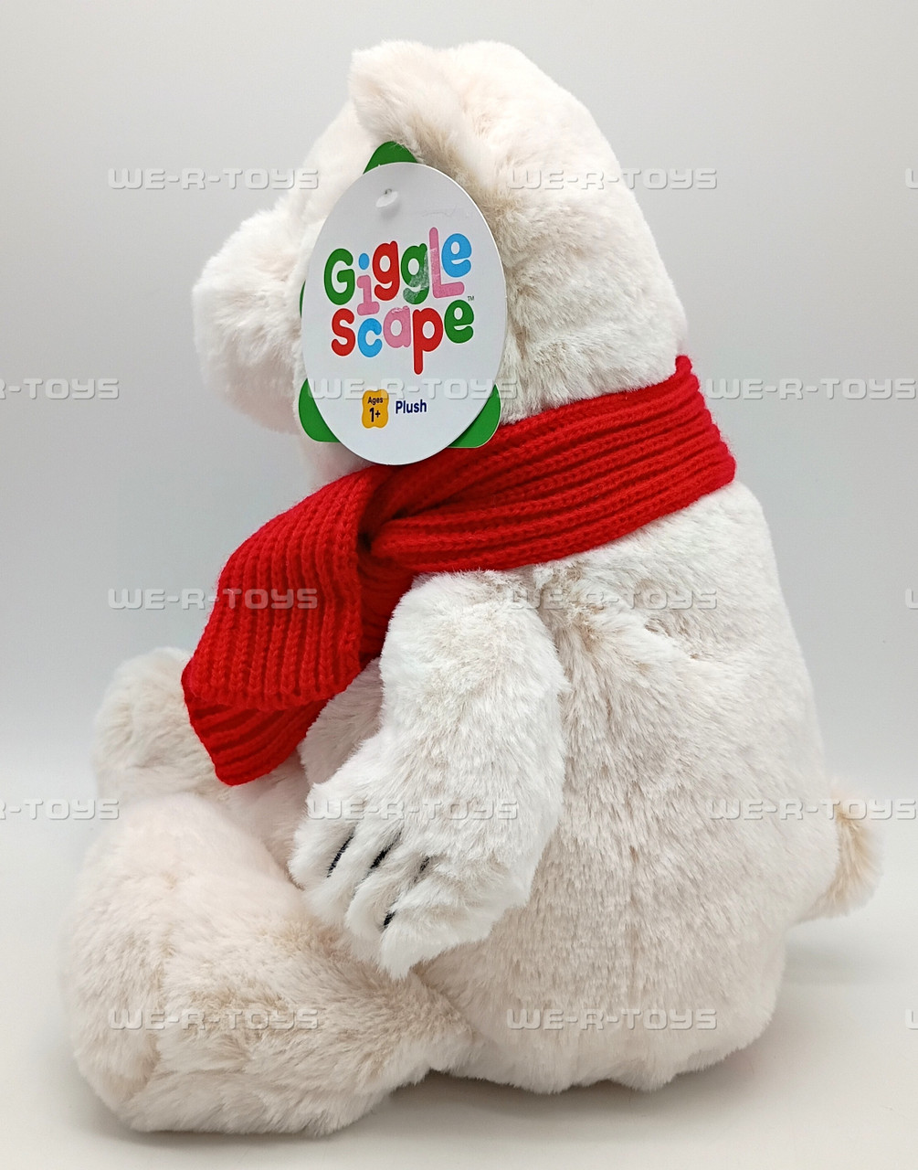 Gigglescape Polar Bear Plush With Red Scarf 12 Inch 2025 Target