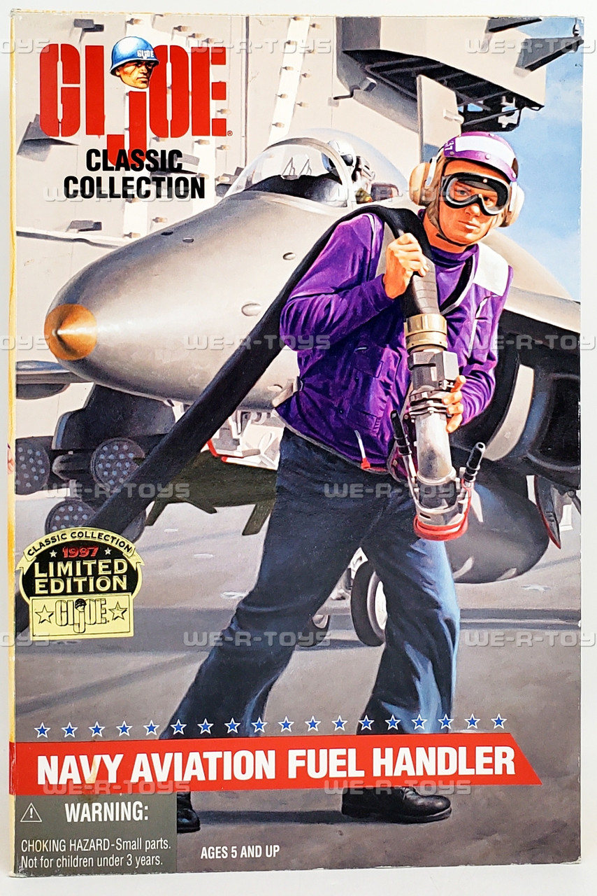 G.I. Joe CLassic Collection Navy Aviation Fuel Handler Action