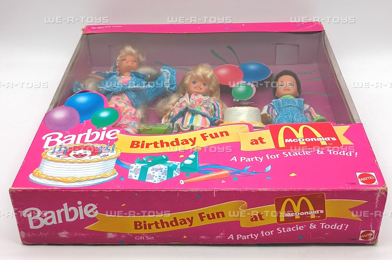 キャラクターグッズ Barbie Birthday Fun at McDonald's Barbie Birthday Fun at McDonalds A Party for Stacie & Todd Doll