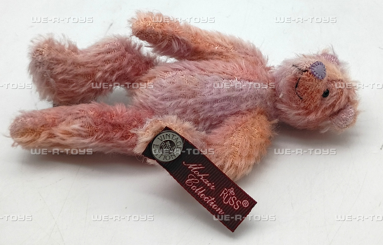 Russ Mohair Collection Yvette Bear Vintage Edition Pink & Lavender
