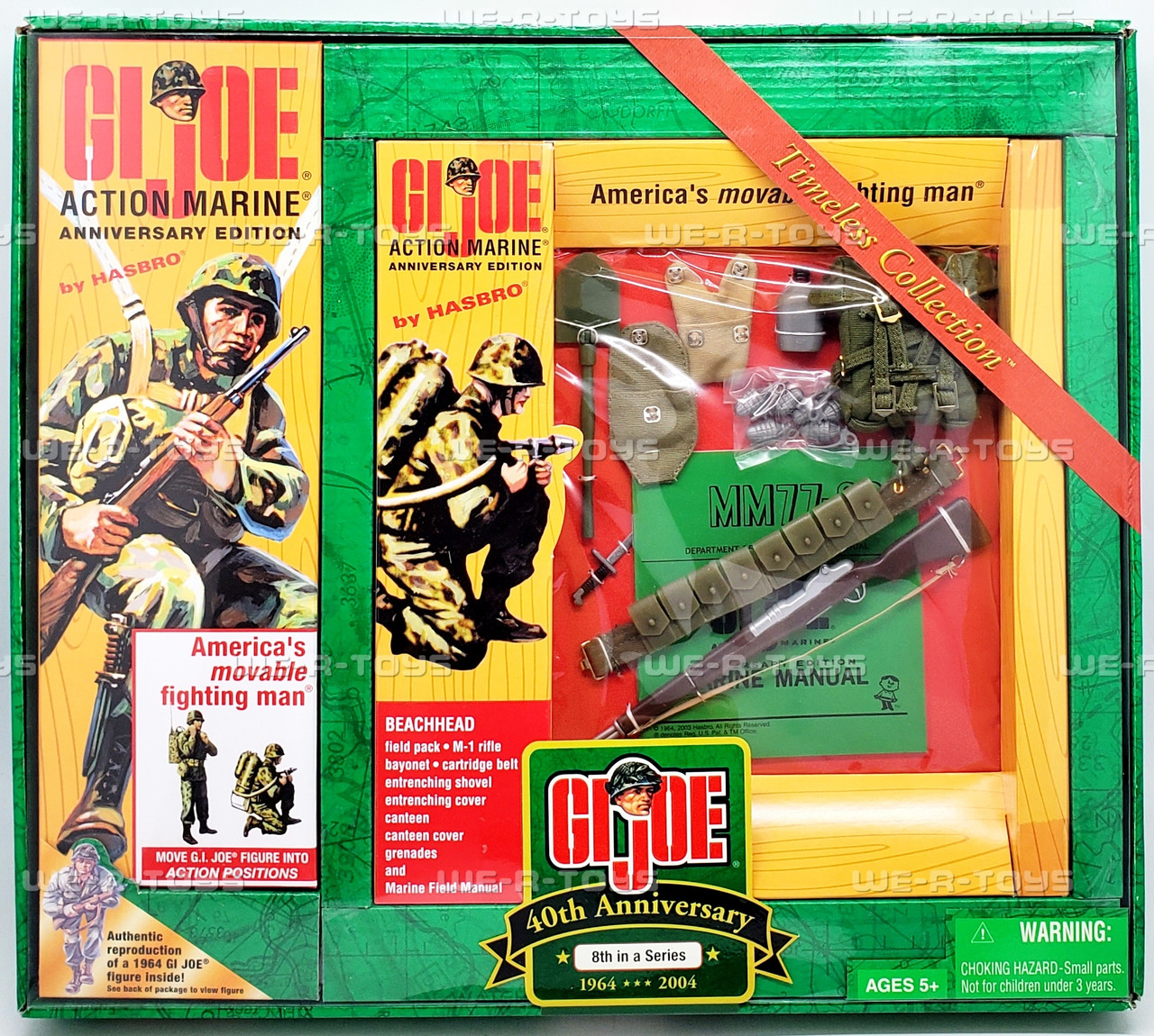 G.I. Joe Action Marine Beachhead Action Figure 2003 Hasbro 80794
