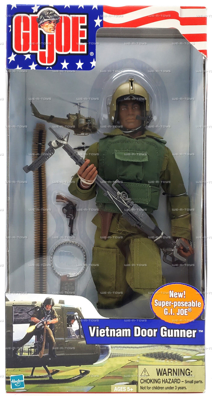 GI Joe Vietnam Door Gunner Action Figure African American 2001