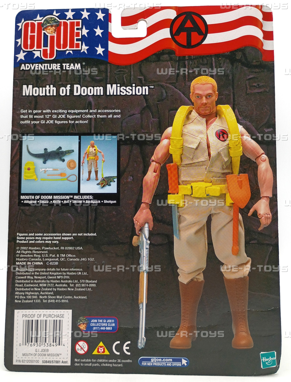 G.I. Joe Adventure Team Mouth of Doom Mission Accessory Set Hasbro