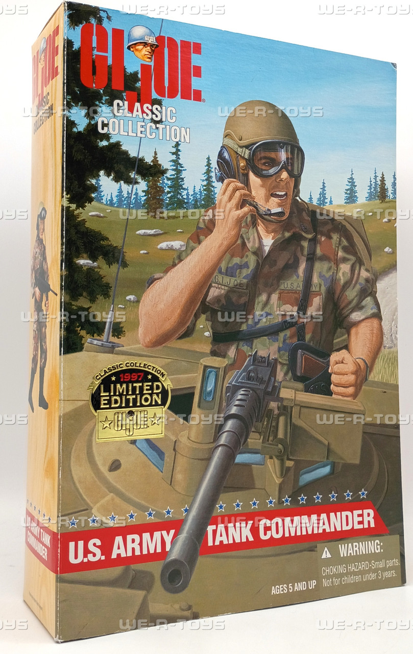 GI Joe US Army Tank Commander African American Solder Action