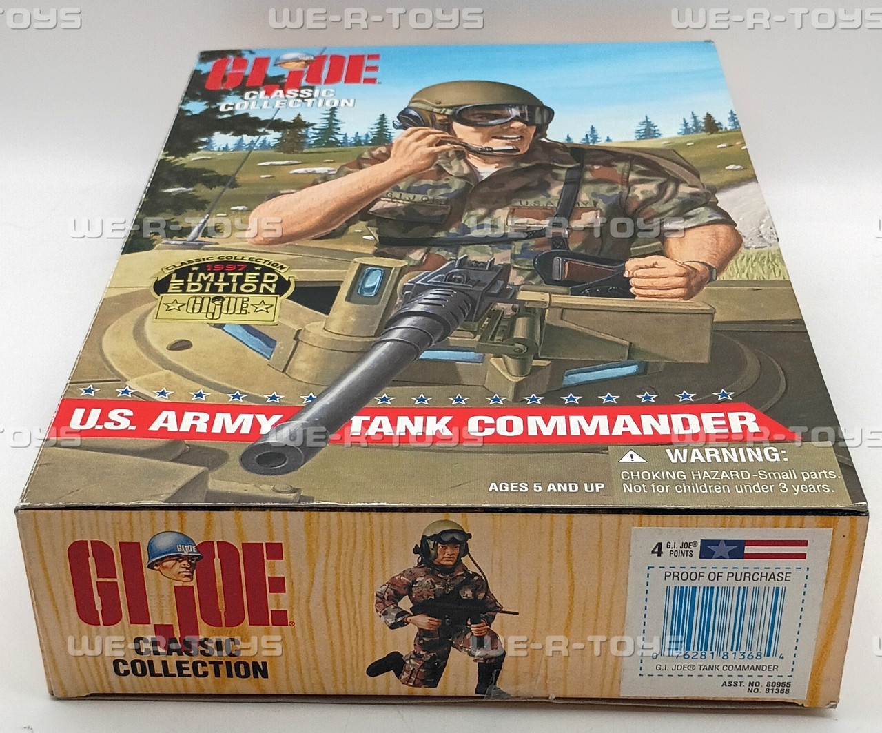GI Joe US Army Tank Commander African American Solder Action