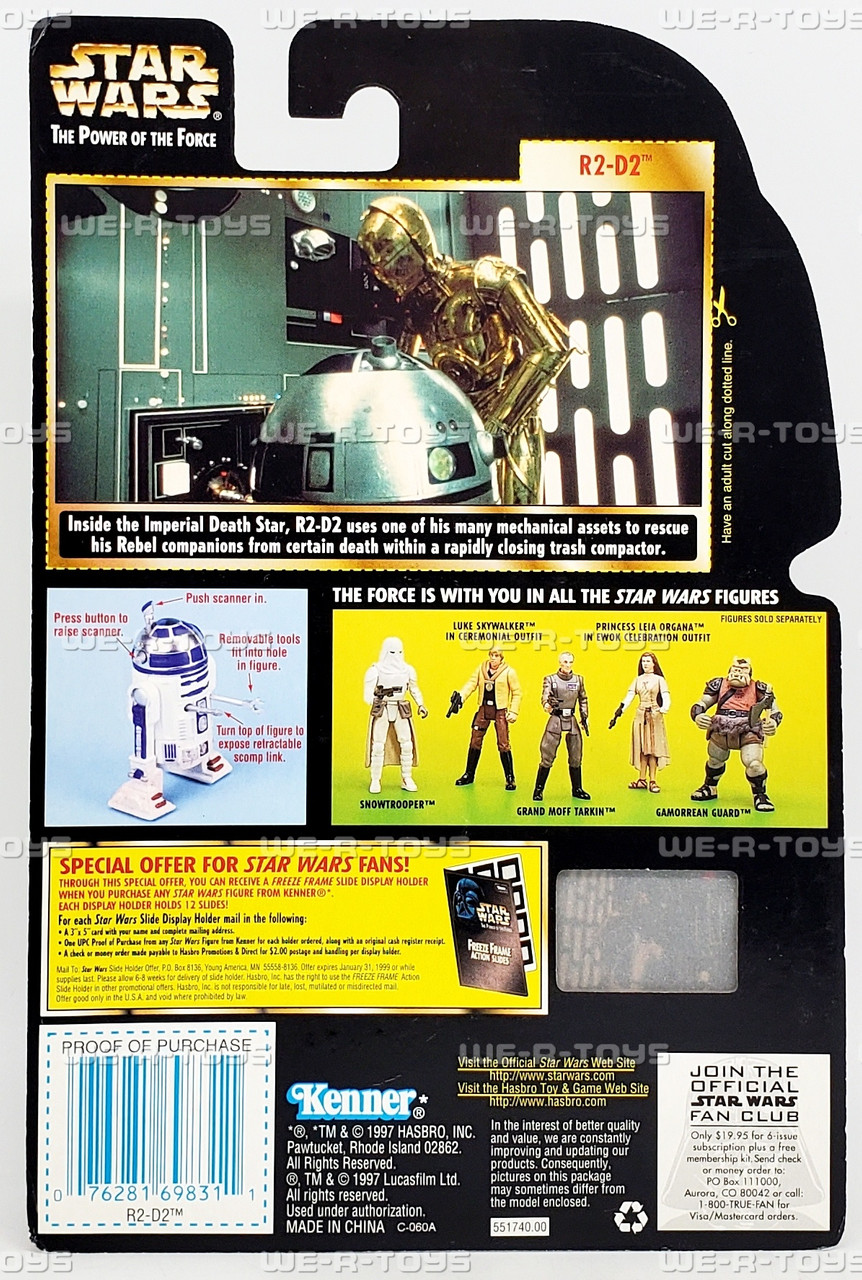 Star Wars Power of the Force Freeze Frame R2-D2 Action Figure