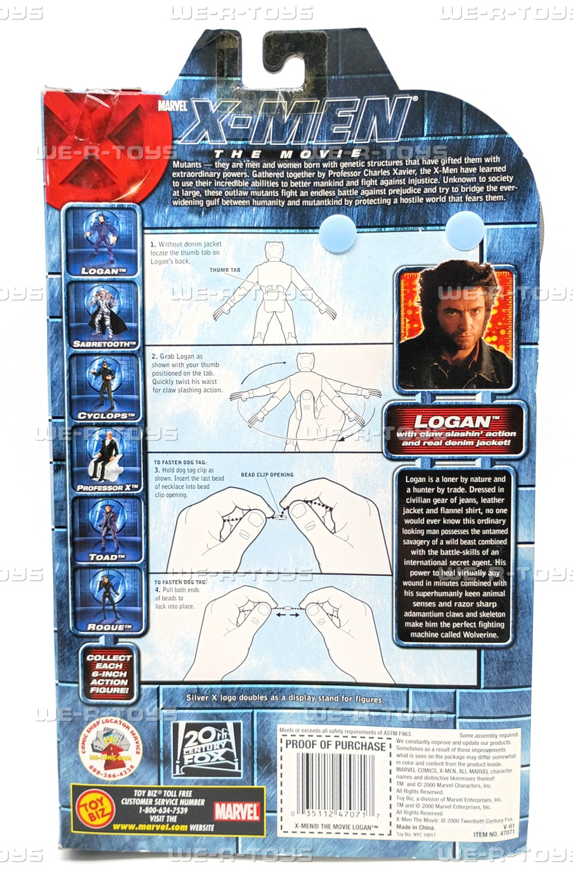 Marvel X-Men The Movie Hugh Jackman as Logan Action Figure 47071