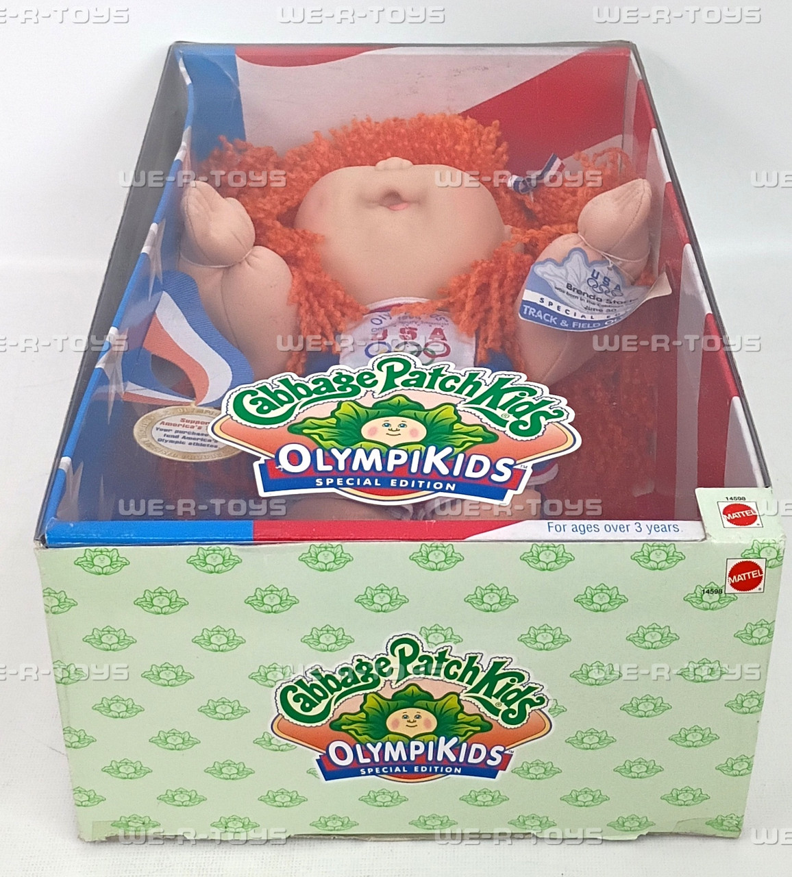 Cabbage Patch Kids Olympikids Brenda Stacie Doll Track & Field USA