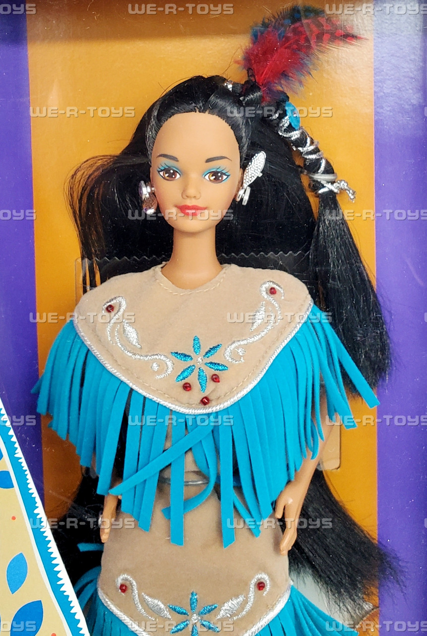 Dolls of the World Native American Barbie Doll 1996 Mattel 15304