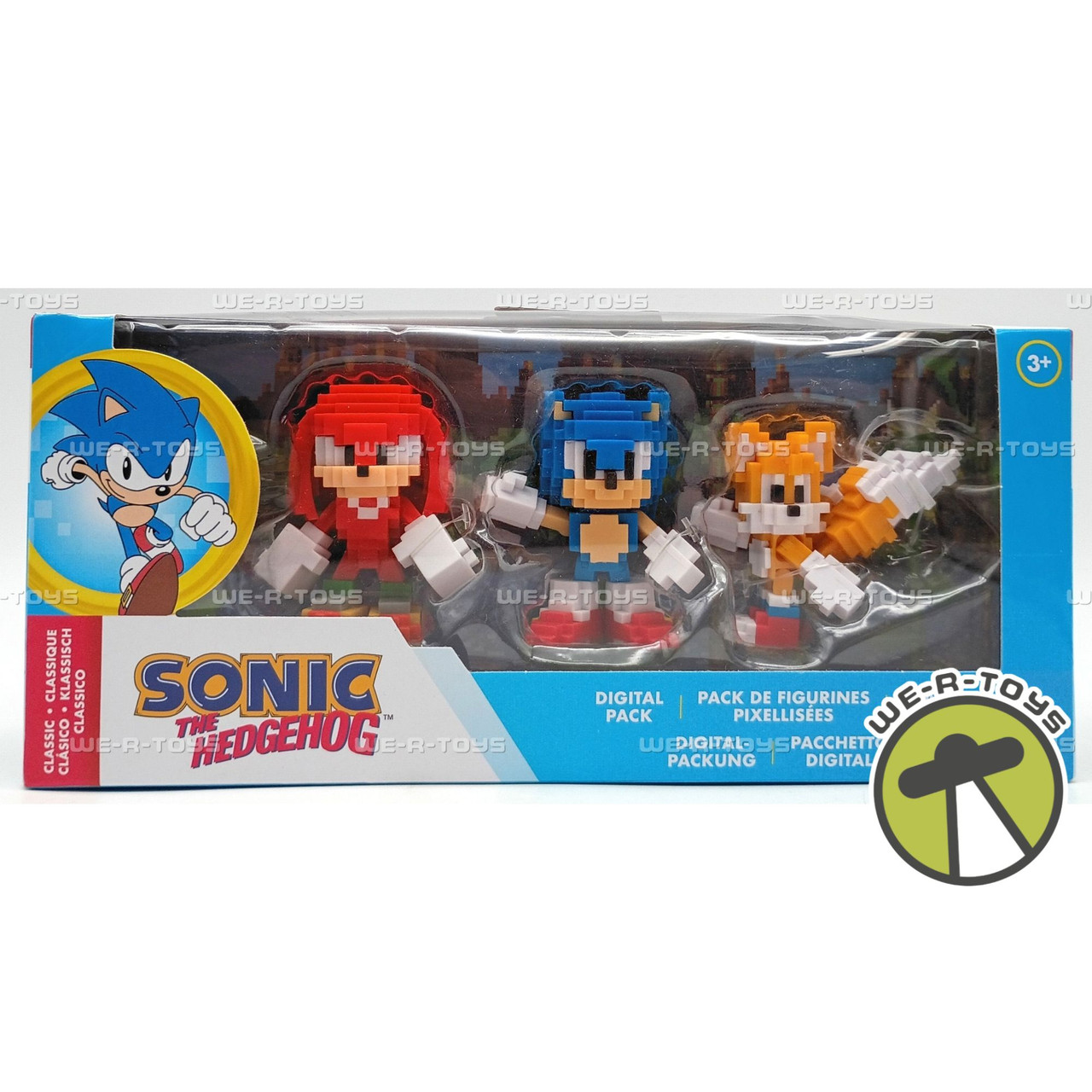 jakks Pacific　ソニック　クラシック　セット Sonic The Hedgehog Classic Action Figures Set 3 Pack Digital Jakks