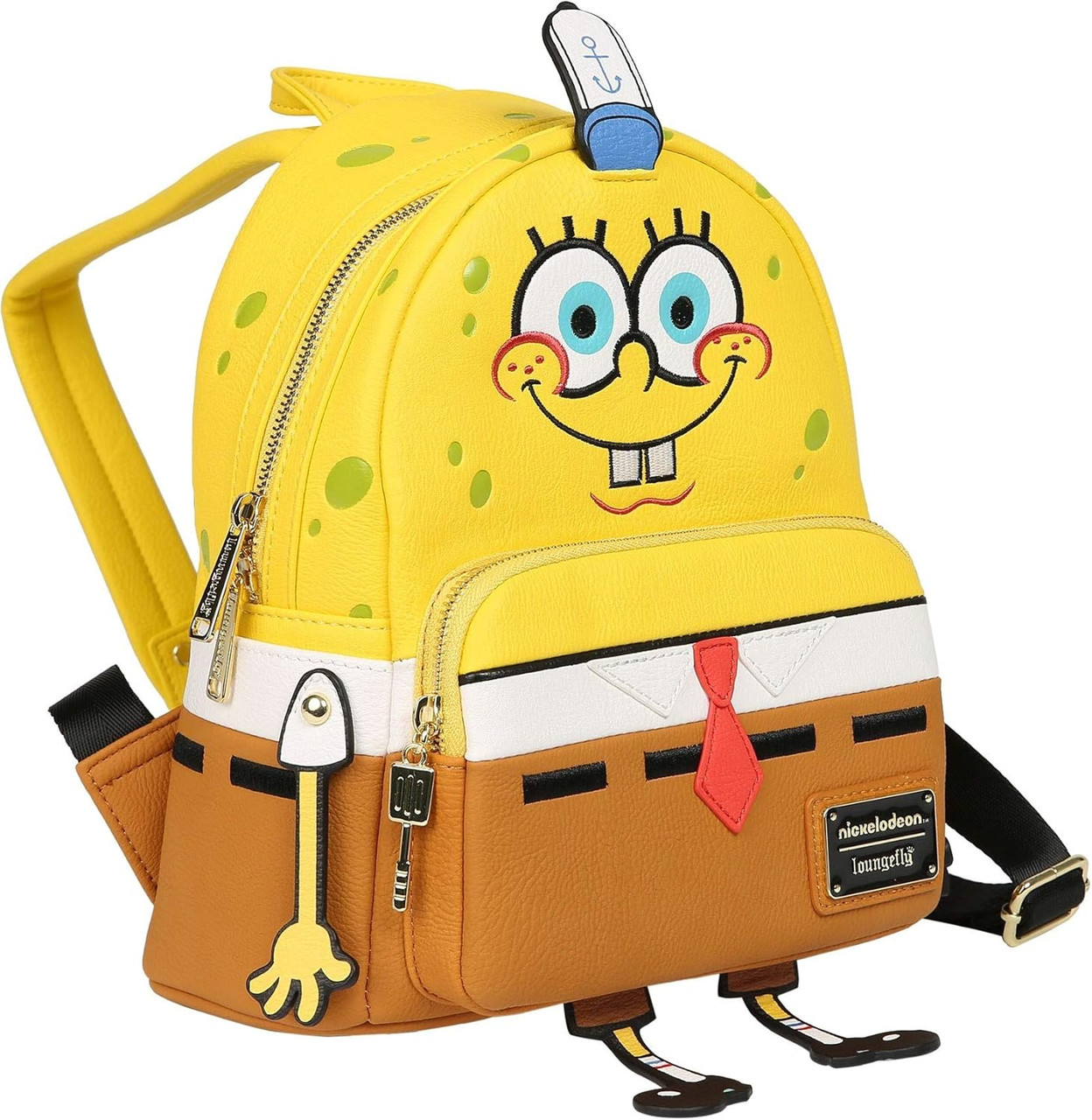 bob's mini backpack Nickelodeon SpongeBob Set - Bundle with 12" Preschool Bag, Water Bottle, Stickers, More | Mini SpongeBob Backpack Purse for Kids, Boys, Girls Bobs Burgers Bobs Burger Stained Glass mini