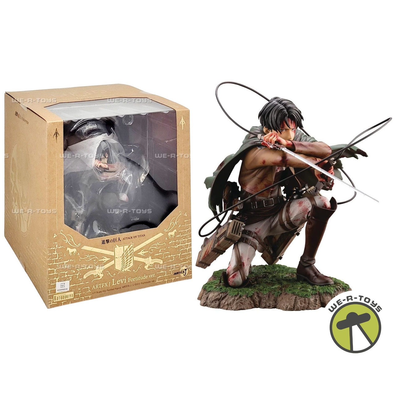 Attack on Titan Levi Fortitude Version ARTFX J Statue Kotobukiya