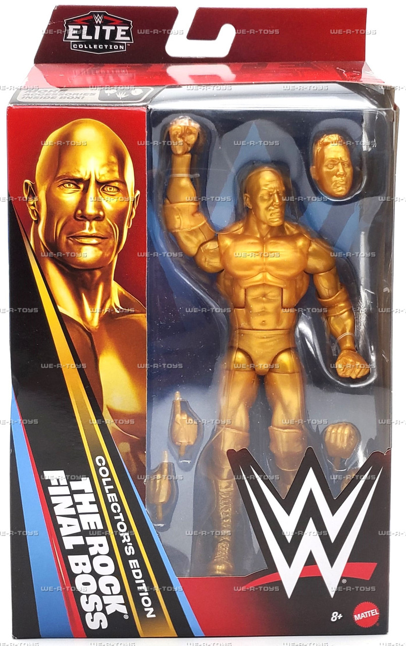 WWE Elite Collectors Edition The Rock The Final Boss Figure 2026