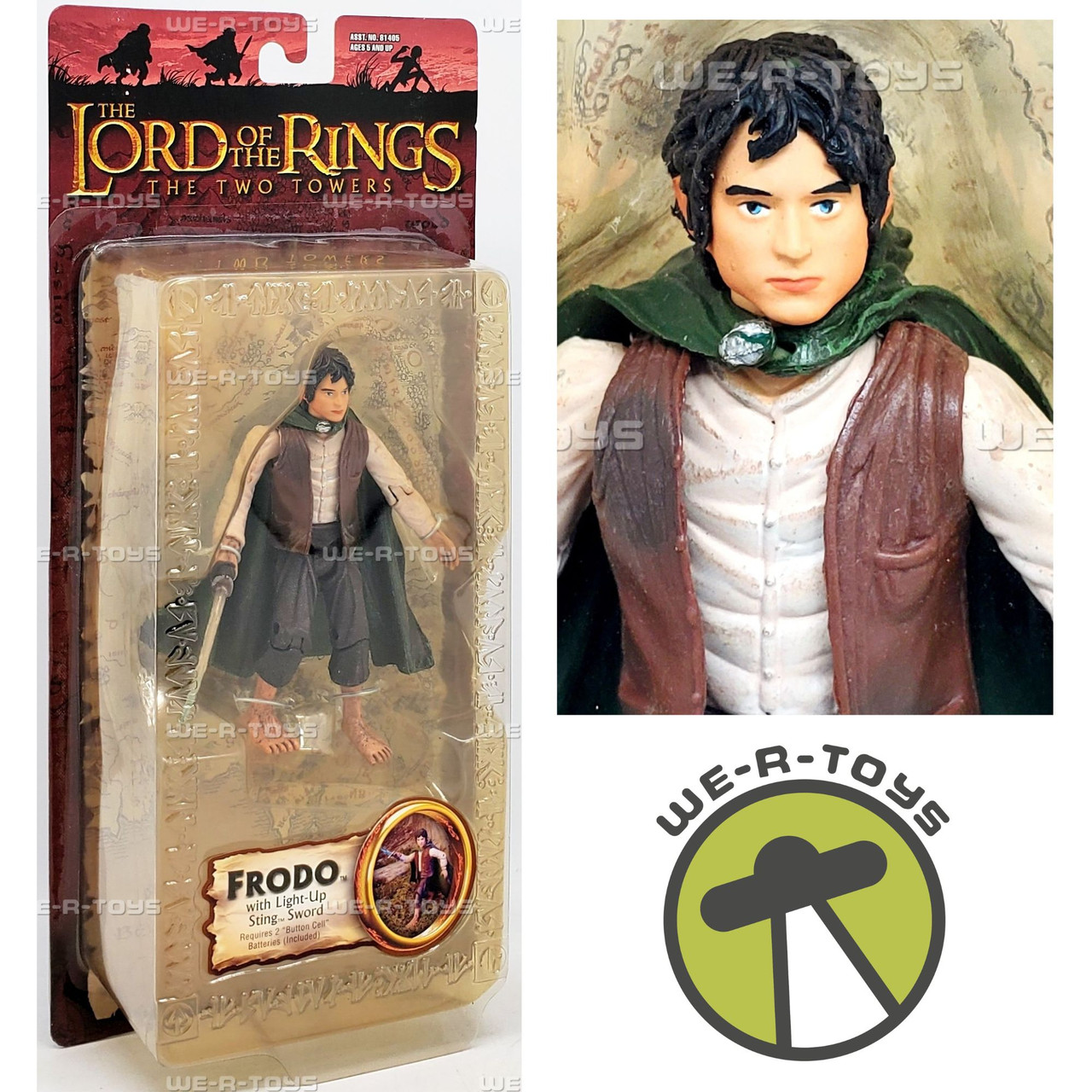 Lord of the Rings The Two Towers Frodo with Light Up Sting Sword
