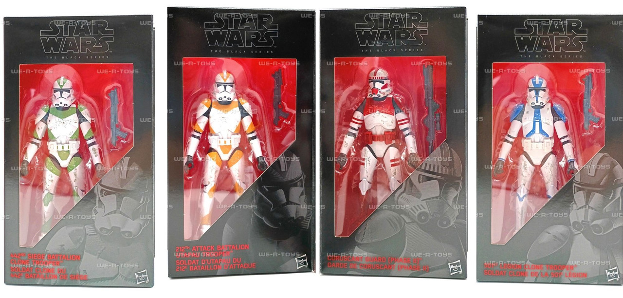 Star Wars The Black Series Clone Troopers of Order 66 Four Pack