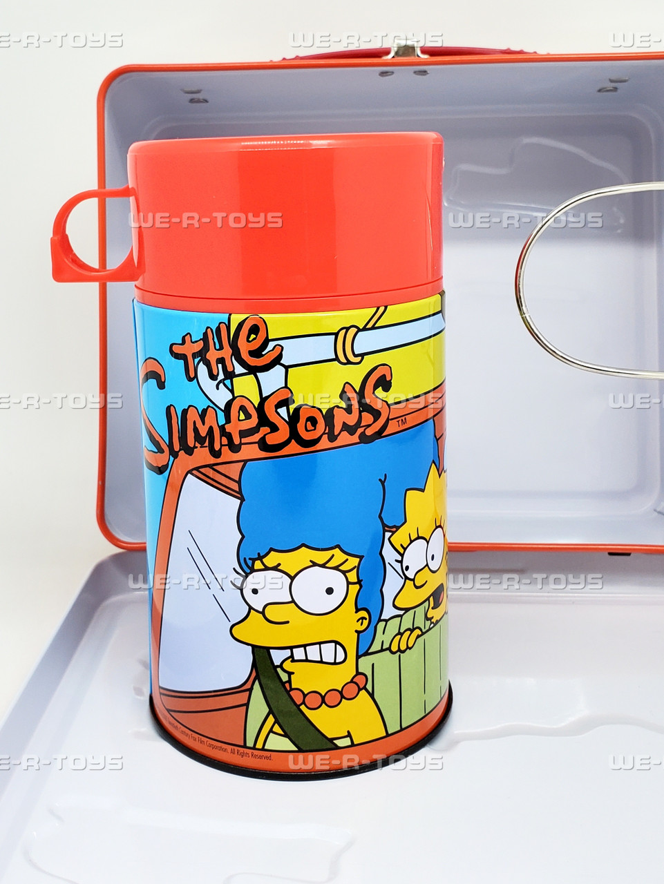 The Simpsons Are We There Yet? Metal Lunchbox with Thermos by NECA